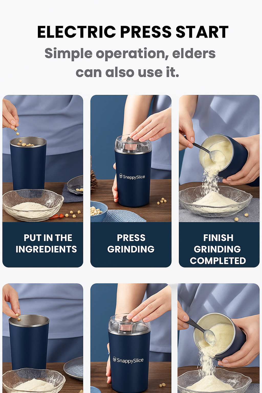 SnappySlice™ Smart Grinding